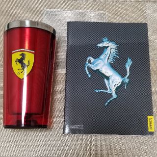 フェラーリ(Ferrari)の【sora様　専用ページ　】Ferrari 【新品】カップ2個　&　ノート1冊　(ノベルティグッズ)