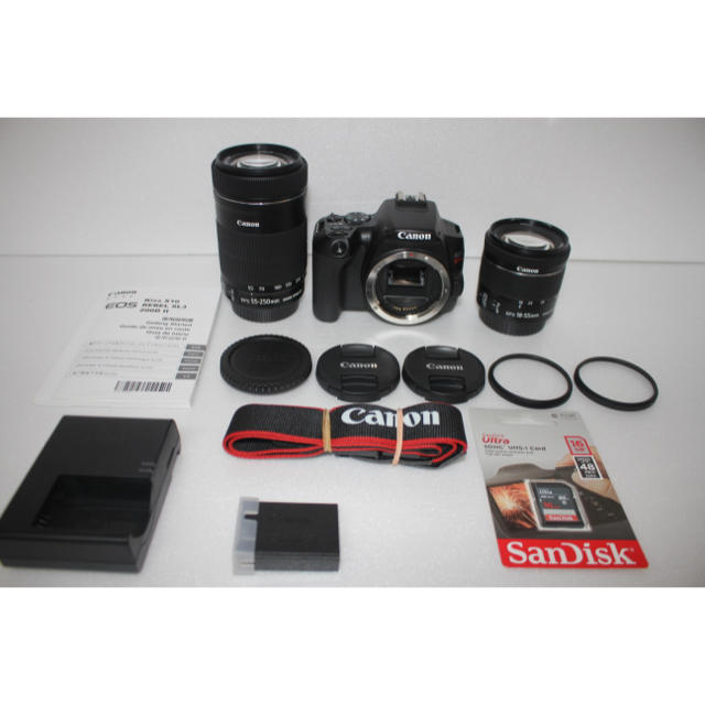 良好品】 Canon - ☆canon kiss x10☆標準&望遠ダブルレンズセット