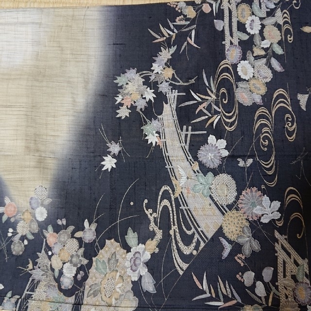 店内全品ポイント2倍!! 【珍品】⭐️老舗織元⭐️【しょうざん】⭐️生紬