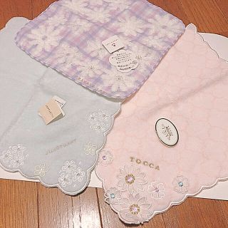 トッカ(TOCCA)の新品 jillstuart ・tocca・private label 3枚(ハンカチ)