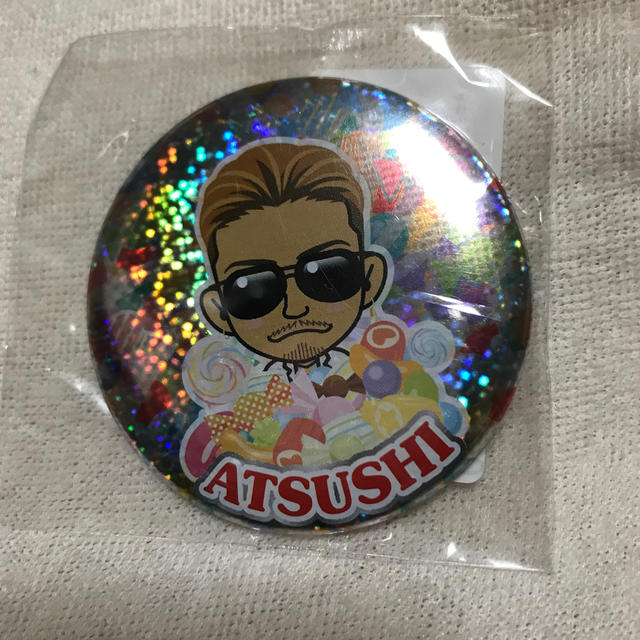 ATSUSHI缶バッジ