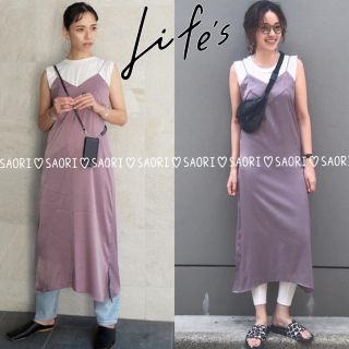 トゥデイフル(TODAYFUL)のTODAYFUL【未使用に近い】Satin Camisole Dress(ロングワンピース/マキシワンピース)