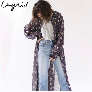 アングリッド(Ungrid)のungrid 花柄 ガウンワンピ(ロングワンピース/マキシワンピース)