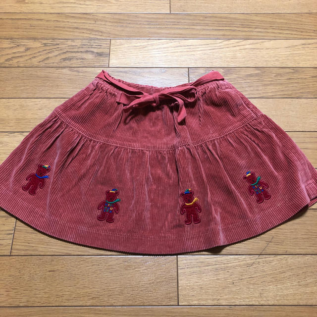 mikihouse(ミキハウス)のミキハウス コーデュロイ フレアースカート キッズ/ベビー/マタニティのキッズ服女の子用(90cm~)(スカート)の商品写真