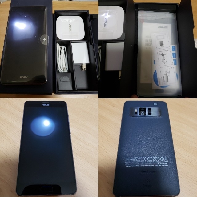 スマートフォン本体ZenFone AR ZS571KL Black 国内版 美品 訳あり