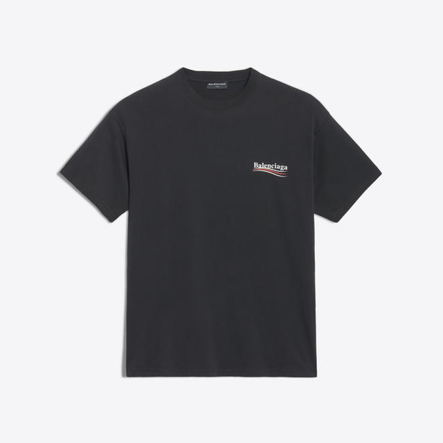 Tシャツ/カットソー(半袖/袖なし)Balenciaga キャンペーンロゴ Tシャツ