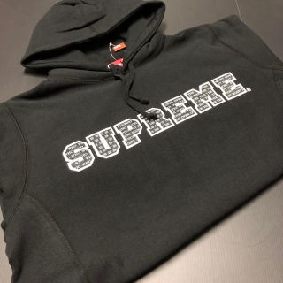 S supreme E.T hooded sweat black 黒