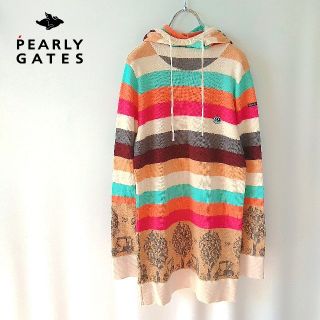 パーリーゲイツ(PEARLY GATES)のPEARLY GATES　パーリーゲイツ　ニットワンピース　1　日本製(ウエア)