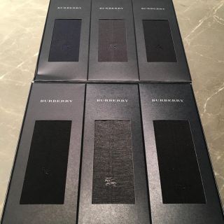 バーバリー(BURBERRY)のバーバリー メンズ靴下(新品未使用)6足セット ❤️ままちゃま専用です❤️(ソックス)