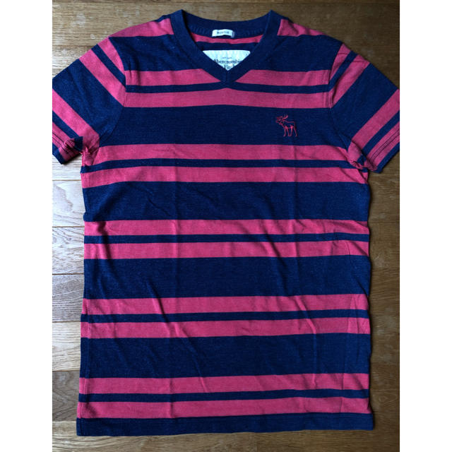 Abercrombie&Fitch(アバクロンビーアンドフィッチ)のAbercrombie&Fitch ボーダーＴシャツ メンズのトップス(Tシャツ/カットソー(半袖/袖なし))の商品写真