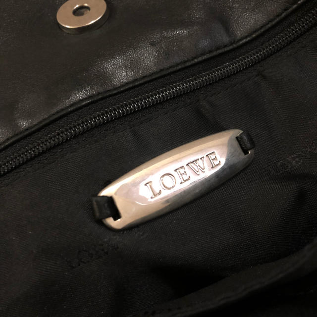 【美品】正規品 LOEWE フラメンコ ロエベ 巾着 黒