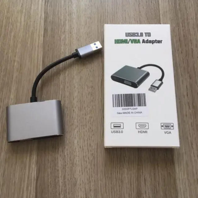 【限定一点】usb3.0 hdmi vga変換アダプター！ スマホ/家電/カメラのPC/タブレット(PC周辺機器)の商品写真