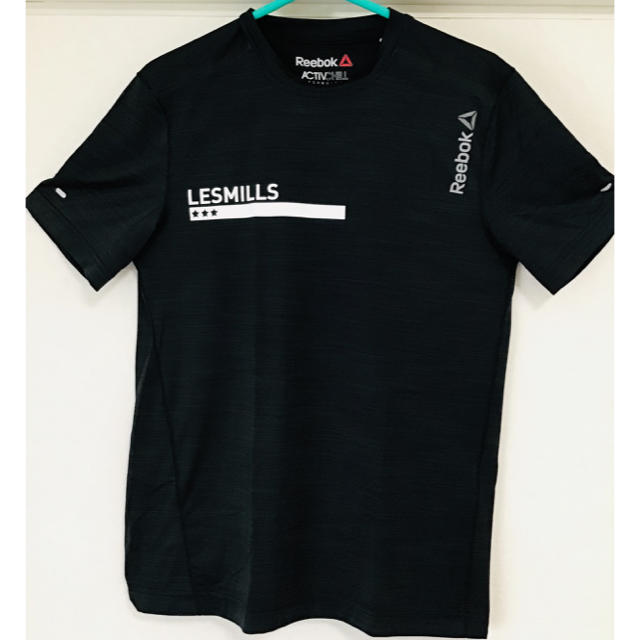 Reebok(リーボック)のLESMILLS メンズTシャツ （黒） メンズのトップス(Tシャツ/カットソー(半袖/袖なし))の商品写真