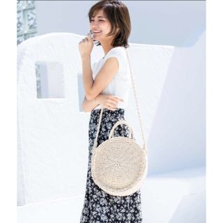 ザラ(ZARA)のバッグ カゴ 夏 未使用 ベージュ ショルダーバッグ GU INGNI(かごバッグ/ストローバッグ)