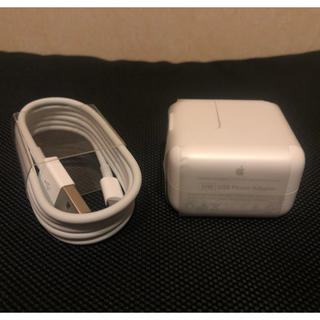アップル(Apple)の純正 iPad mini Lightning ケーブル  ACアダプター  (バッテリー/充電器)