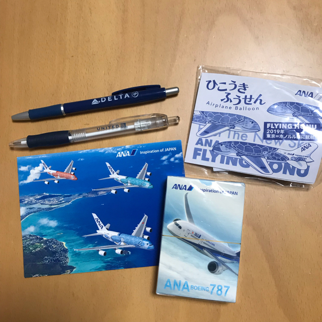 ANA(全日本空輸)(エーエヌエー(ゼンニッポンクウユ))の非売品！ANA ユナイテッド デルタ ノベルティ エンタメ/ホビーのコレクション(ノベルティグッズ)の商品写真