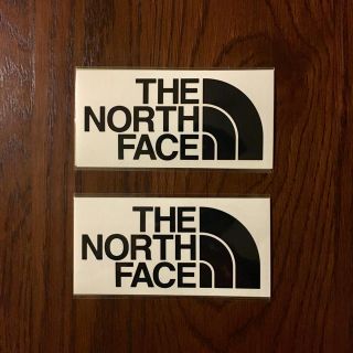 ザノースフェイス(THE NORTH FACE)のノースフェイス カッティングステッカー  正規品 黒 2枚(その他)