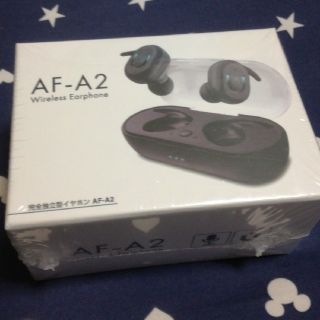 【black】AF-A2☆Bluetoothイヤホン(ヘッドフォン/イヤフォン)