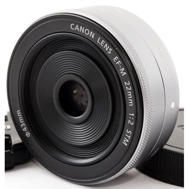 ★新品級★Canon FF-M 22mm STM シルバー 単焦点レンズ