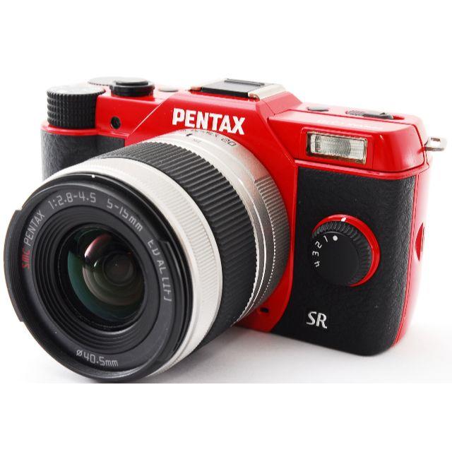 ❤️キュート過ぎて手放せない！❤️PENTAX Q10 レッド レンズキット❤️