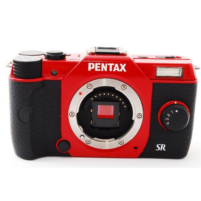 PENTAX(ペンタックス)の❤️キュート過ぎて手放せない！❤️PENTAX Q10 レッド レンズキット❤️ スマホ/家電/カメラのカメラ(ミラーレス一眼)の商品写真