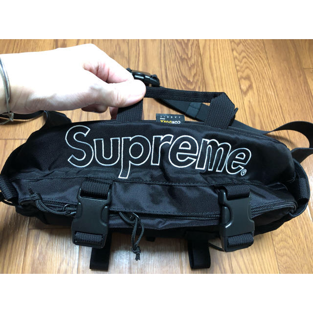 送料込SUPREME Waist Bag 19aw シュプリームウエストバッグ黒