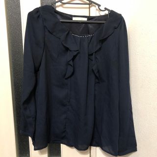 グローブ(grove)の美品☆シフォンブラウス(シャツ/ブラウス(長袖/七分))