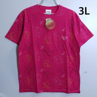 新品 3L XXL ドラゴンボール カリン様 大きいサイズ Tシャツ ピンク(Tシャツ/カットソー(半袖/袖なし))