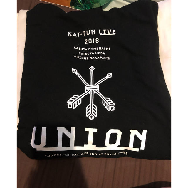 KAT-TUN(カトゥーン)のKAT-TUN UNION パーカー エンタメ/ホビーのタレントグッズ(アイドルグッズ)の商品写真