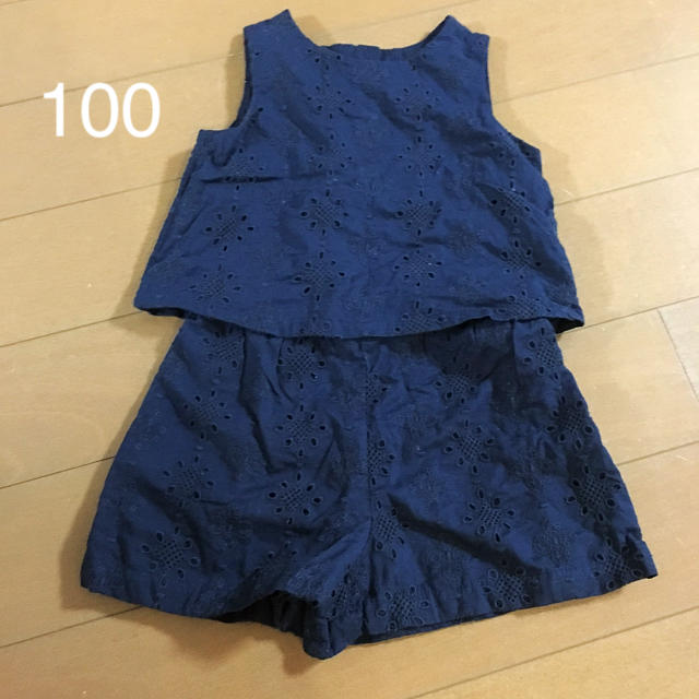 babyGAP(ベビーギャップ)のオールインワン セットアップ レース 100 子供服 キッズ/ベビー/マタニティのキッズ服女の子用(90cm~)(その他)の商品写真