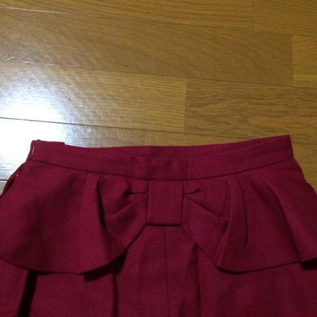 Rirandture(リランドチュール)のバックリボンスカート レディースのスカート(ひざ丈スカート)の商品写真