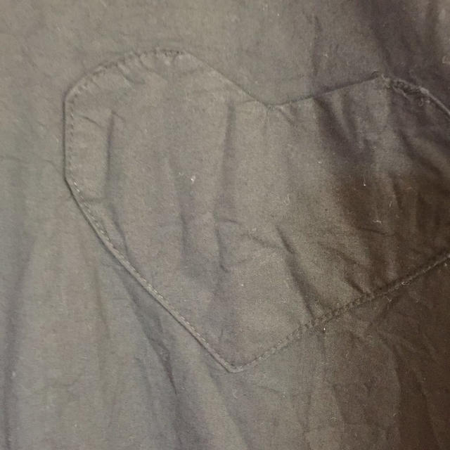 USED♡Black shirt レディースのトップス(シャツ/ブラウス(長袖/七分))の商品写真