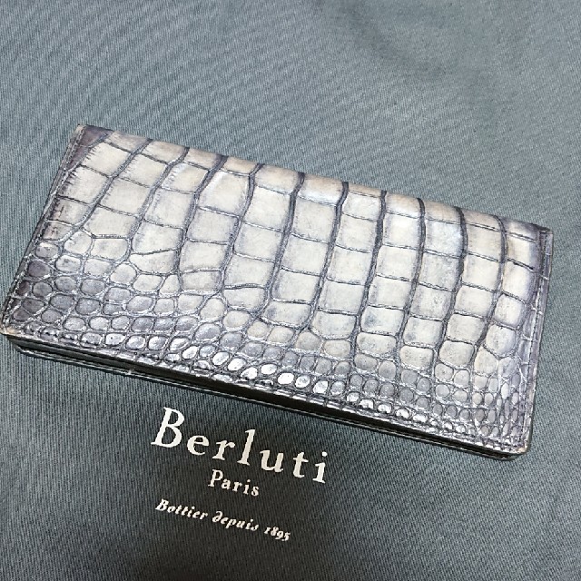 超希少 革の宝石 ベルルッティ クロコダイル長財布 ベネチアンレザー 超希少 革の宝石 ベルルッティ クロコダイル長財布 ベネチアンレザー