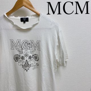 エムシーエム(MCM)のMCM エムシーエム Tシャツ デカロゴ ロゴ柄 メンズ M(Tシャツ/カットソー(半袖/袖なし))