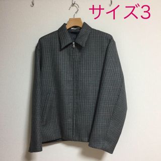 サンシー(SUNSEA)のAURALEE double face check zip blouson(ブルゾン)