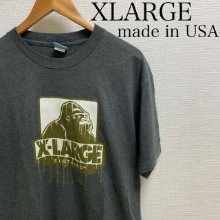 エクストララージ(XLARGE)のXLARGE エクストララージ USA製 Tシャツ デカロゴ ロゴ柄 メンズ L(Tシャツ/カットソー(半袖/袖なし))