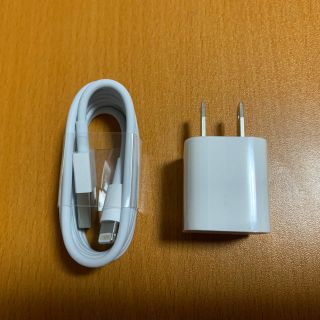 アイフォーン(iPhone)のiPhone充電器純正(バッテリー/充電器)