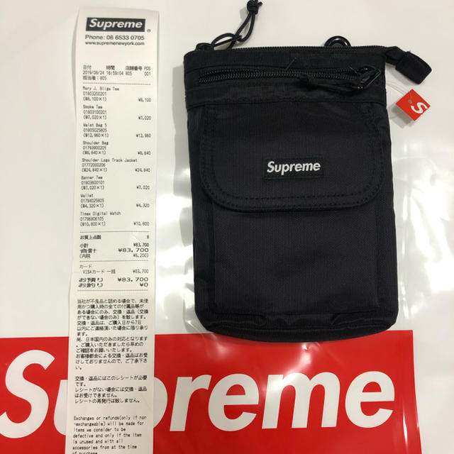 supreme 19fw Shoulder Bag Black | フリマアプリ ラクマ