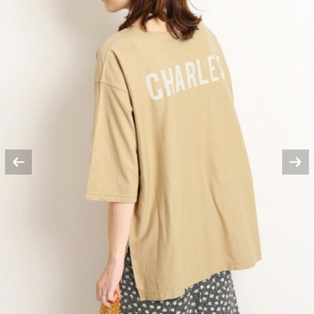 SLOBE IENA(スローブイエナ)のCHARLESバックプリントＴシャツ レディースのトップス(Tシャツ(長袖/七分))の商品写真