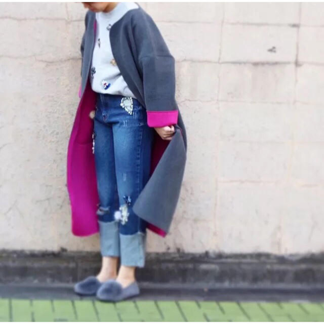 ameri vintage リバーシブルボンディングコート