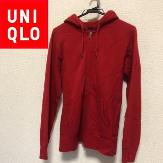 Uniqlo ユニクロ パーカー 赤の通販 ラクマ