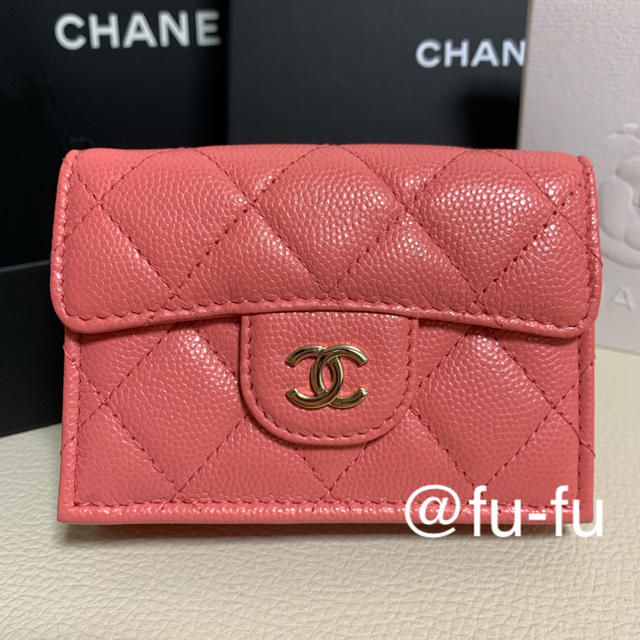 超爆安 CHANEL - 新品 シャネル 三つ折り 財布 ミニ スモール