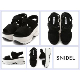 スナイデル(SNIDEL)の完売品◆SNIDEL スナイデル♦スニーカーソールサンダル♦新品同＊未使用品◆(サンダル)