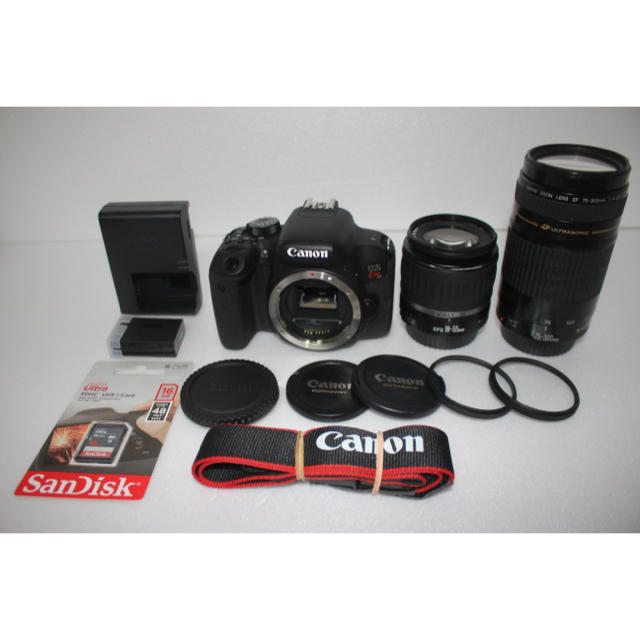 ー品販売 Canon - Wi-Fi☆canon kiss x9i 標準&望遠ダブルレンズ