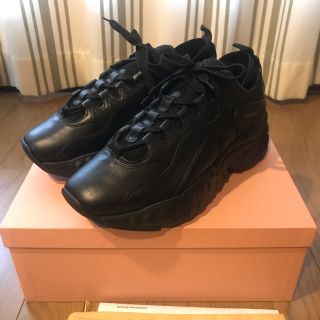 アクネ(ACNE)のAcne Studios 19ss スニーカー 黒 40 新品 付属品完備(スニーカー)