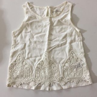 エイチアンドエム(H&M)のH&Mkids 刺繍タンクトップ(Tシャツ/カットソー)