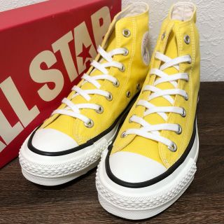 コンバース(CONVERSE)の2019新作✨ほぼ新品 日本製 オールスター イエロー 24cm コンバース(スニーカー)