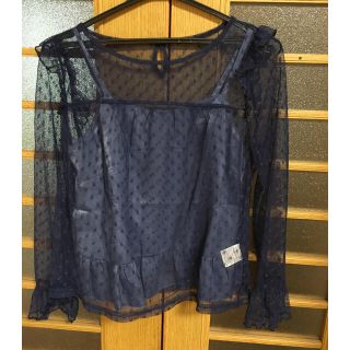 パターンフィオナ(PATTERN fiona)のタグなし 試着のみ ブラウス キャミソールセット(シャツ/ブラウス(長袖/七分))