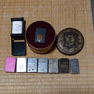 ジッポー(ZIPPO)のジッポライター 9点セット 送料込み ジャンク 自衛隊 d‐day  zippo(タバコグッズ)