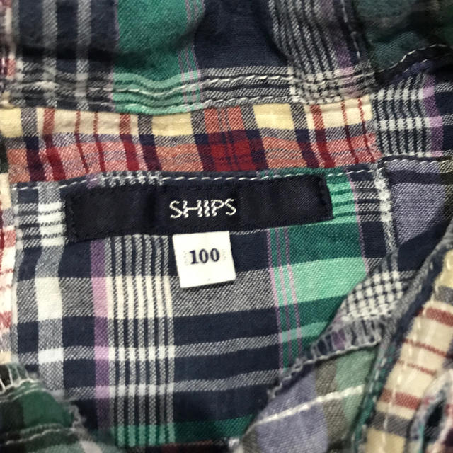 SHIPS(シップス)のSHIPS ボタンダウンシャツ 100cm キッズ/ベビー/マタニティのキッズ服男の子用(90cm~)(ブラウス)の商品写真